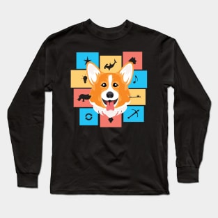 Rapunzel the Corgi (AKA Lydia Spring) Long Sleeve T-Shirt